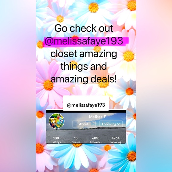 Other - Go check out and follow @melissafaye193 closet!